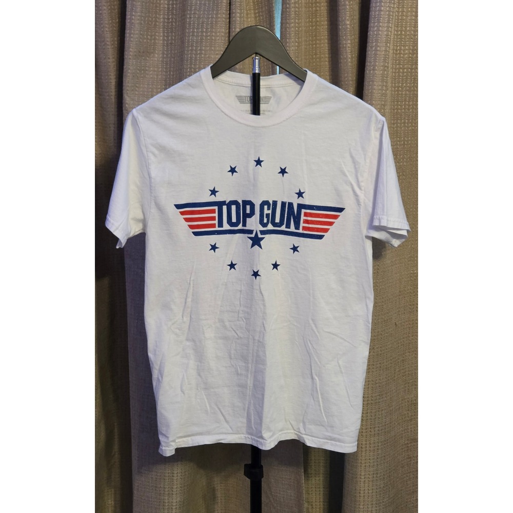 Top Gun Graphic T-Shirt Men's Size Small White Tom Cruise